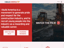 Tablet Screenshot of ibuildamerica.com